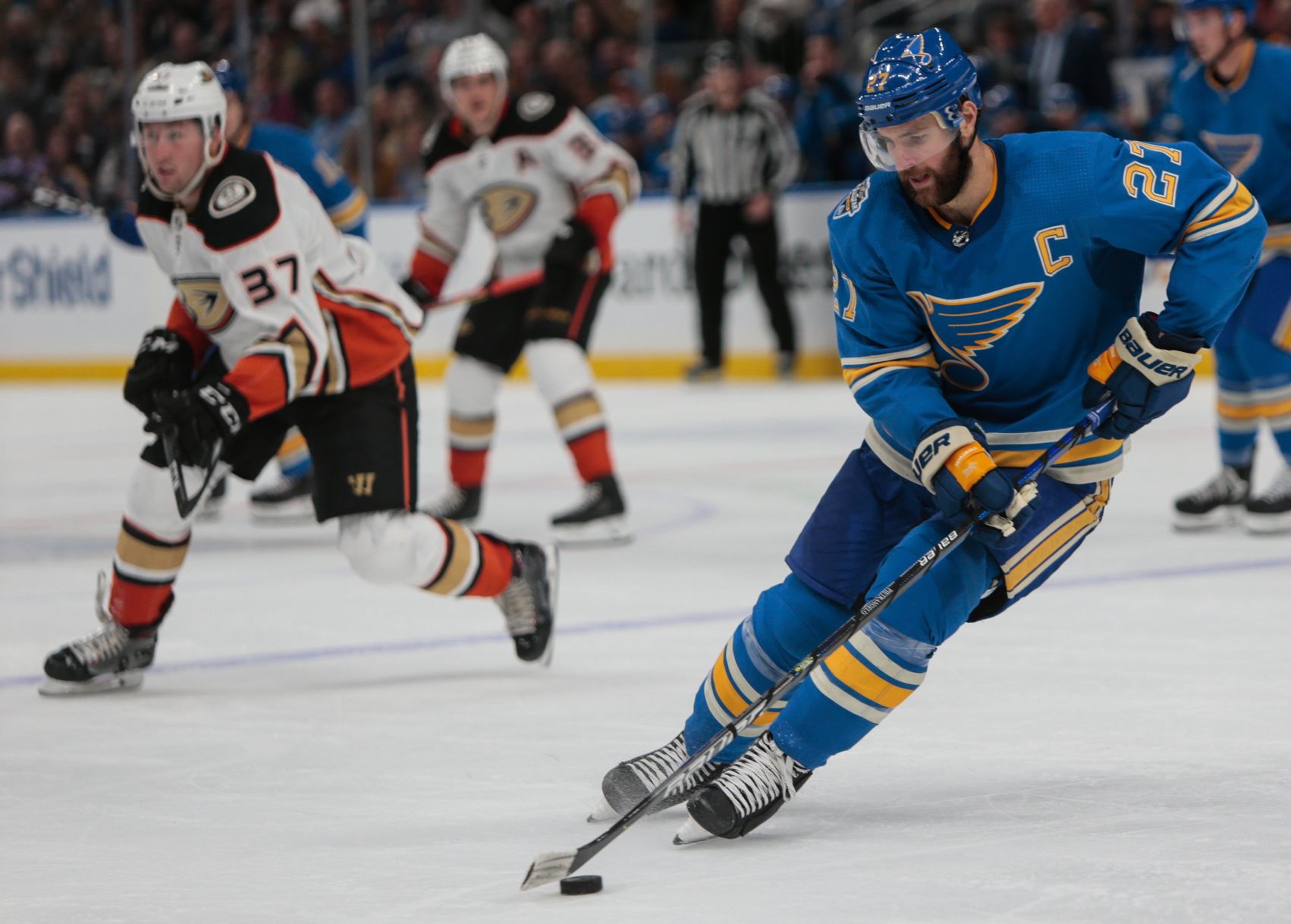 Blues take on Ducks on Nov. 16, 2019